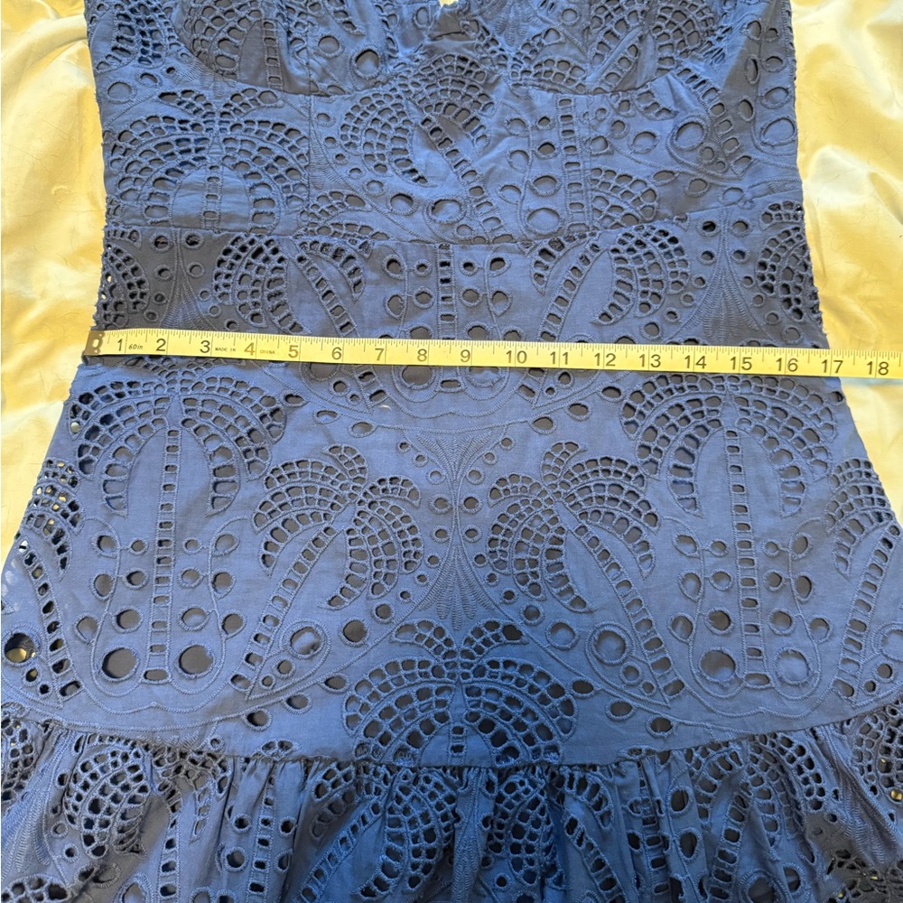 FARM Rio Richilier Eyelet Palm Midi Dress - Picture 8 of 8